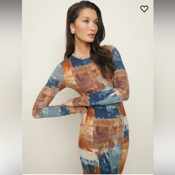 NWT Reformation Tommie Knit Dress♥️Long Sleeve - Picture 2 of 6